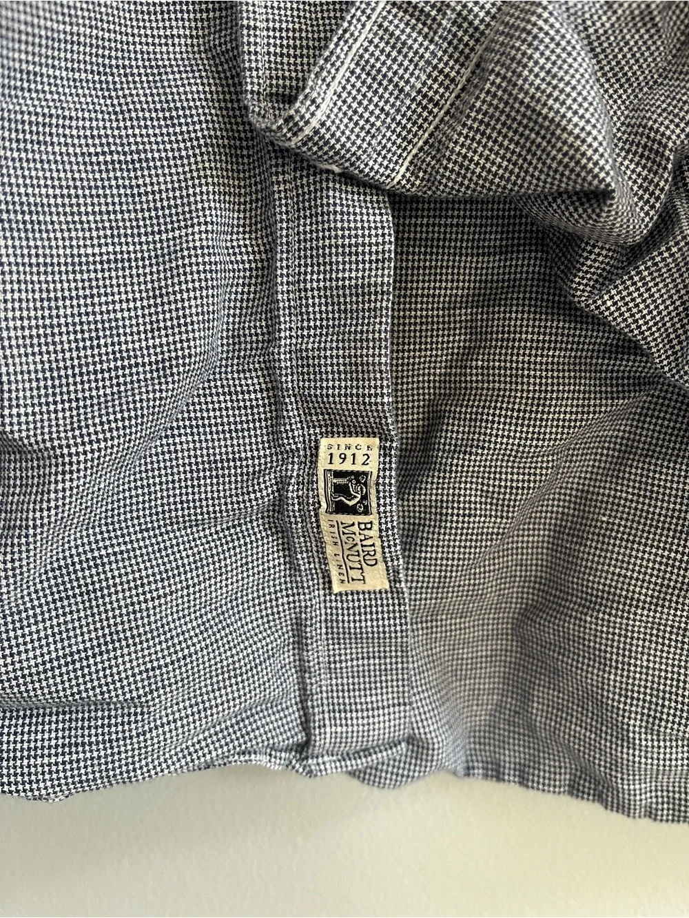 J. Crew Baird McNutt Irish Linen Men's Button Down Shirt Size Large Coastal